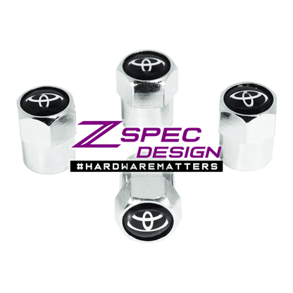 Chrome Valve Stem Tire Caps, Style: TOYOTA